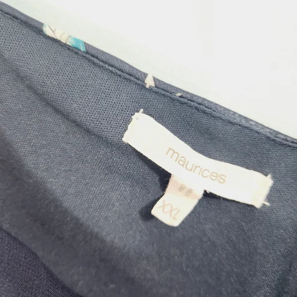 25. Maurices Plus Size Ruffled Floral Wrap Dress - Picture 7 of 7